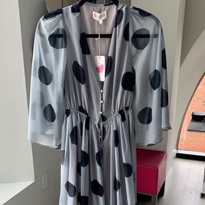 Cropped polka dot jumpsuit
